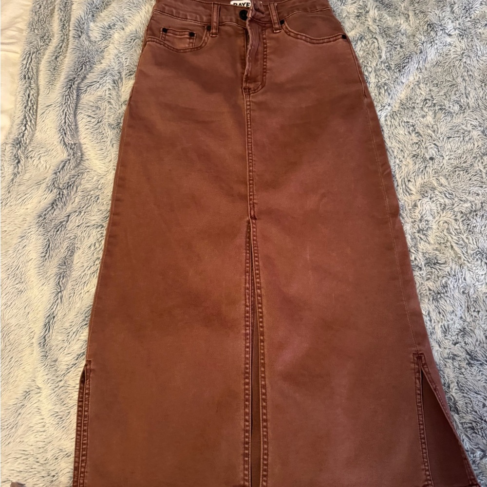 Bayeas maxi rust skirt